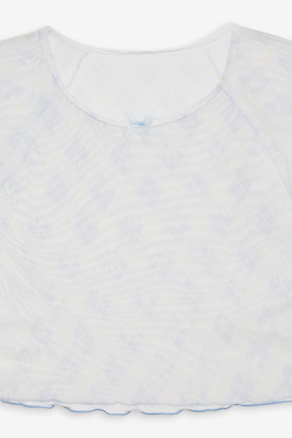 Dee Dee Daisy Tee Blue - For Love & Lemons