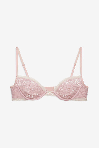 Pamela Stretch Lace Underwire Bra Pink - For Love & Lemons