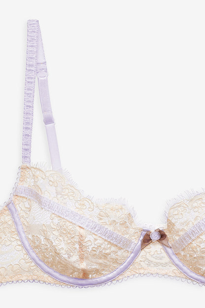 Victoria Lace Underwire Bra Cream - For Love & Lemons