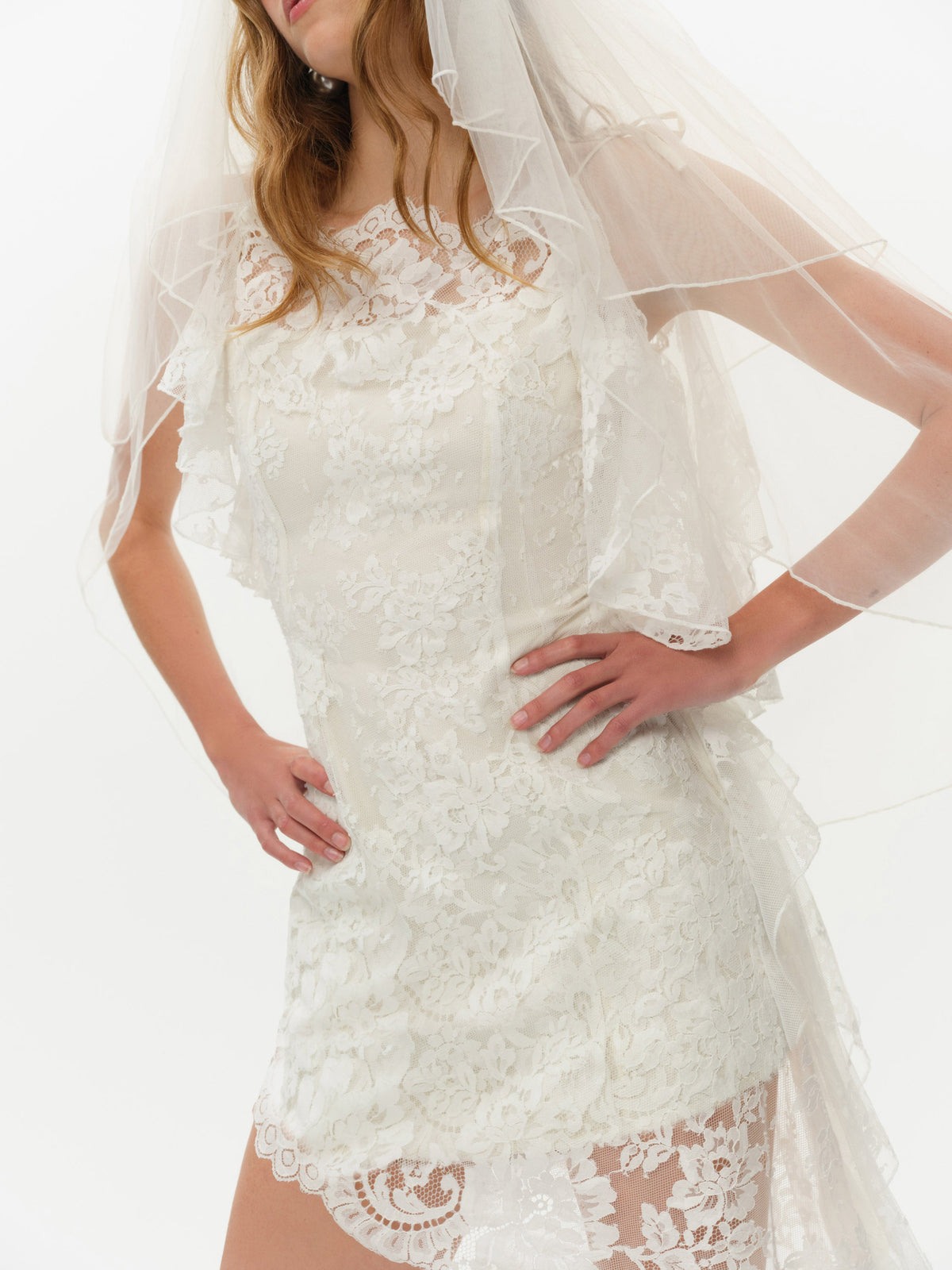 Mariah Mini Dress White - For Love & Lemons
