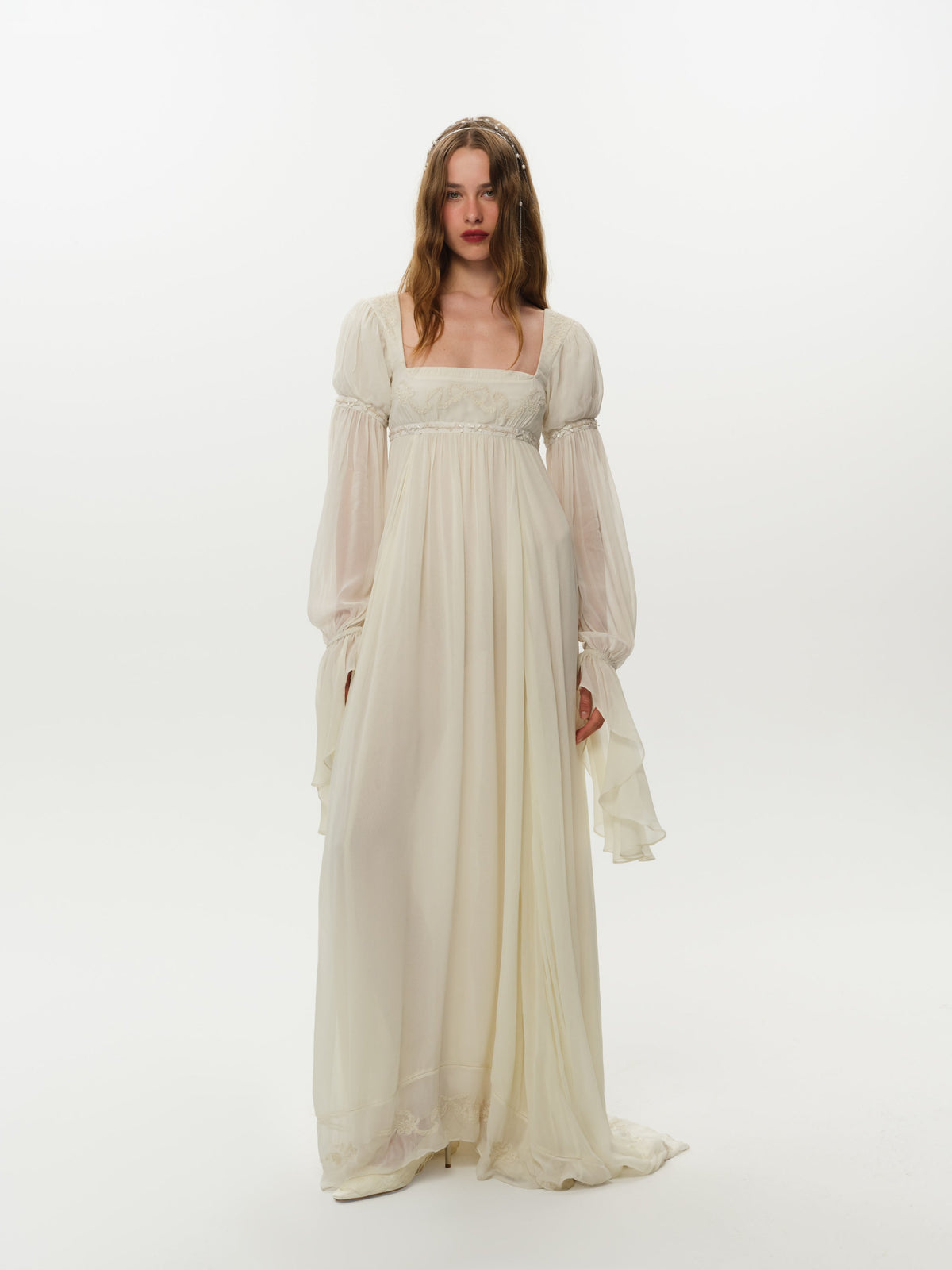 Julianne Gown Cream - For Love & Lemons