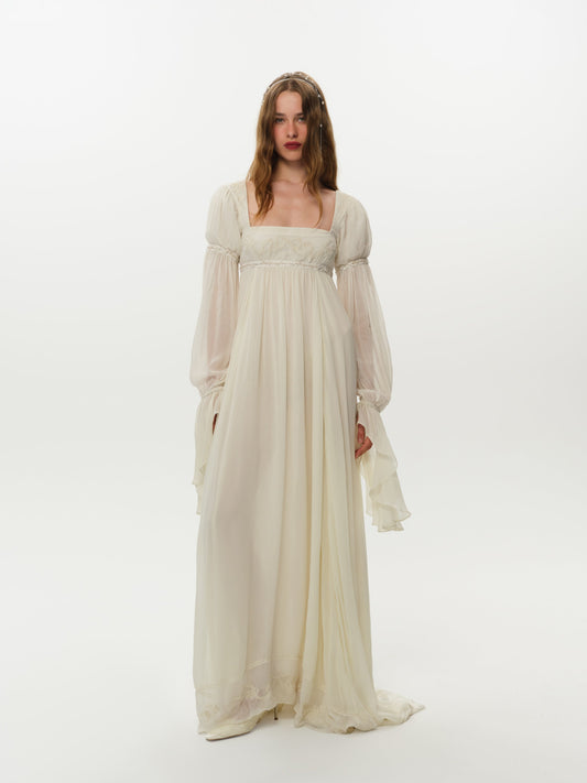 Julianne Gown Cream - For Love & Lemons