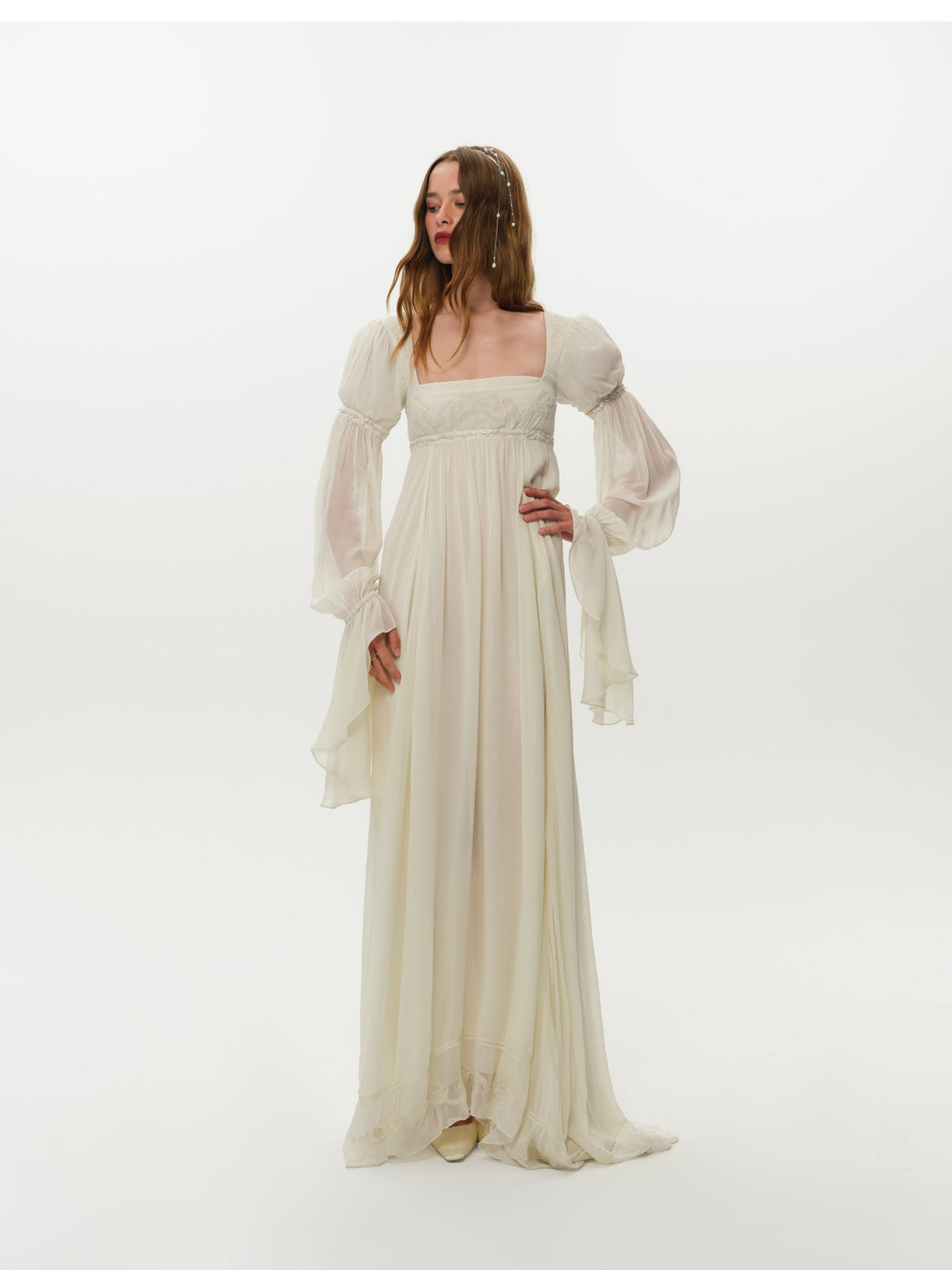 Julianne Gown Cream - For Love & Lemons