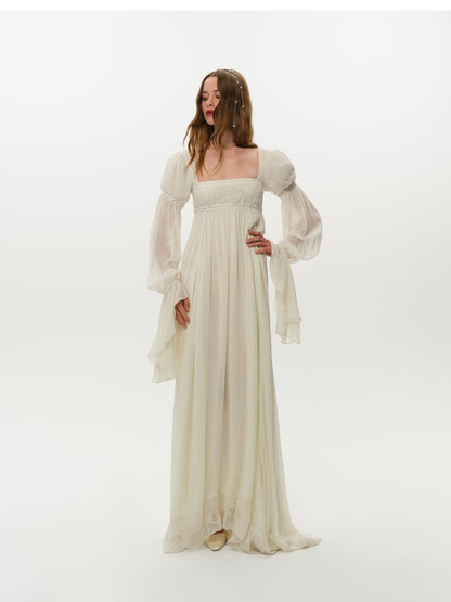 Julianne Gown Cream - For Love & Lemons