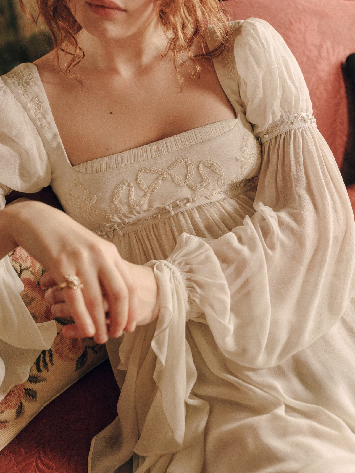 Julianne Gown Cream - For Love & Lemons