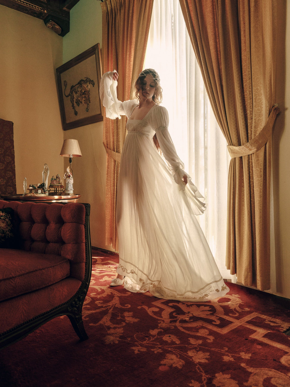 Julianne Gown Cream - For Love & Lemons