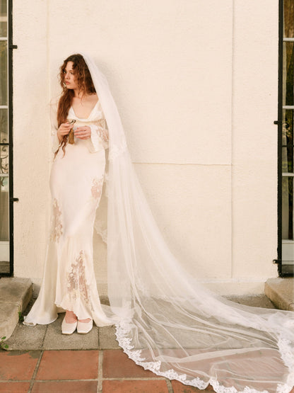 Oakley Gown Cream - For Love & Lemons