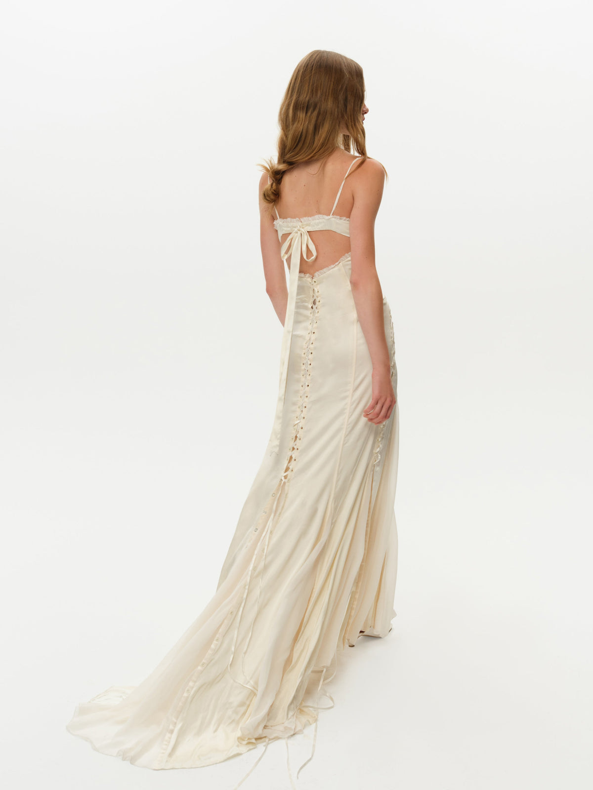 Valentia Gown Pearled Ivory - For Love & Lemons