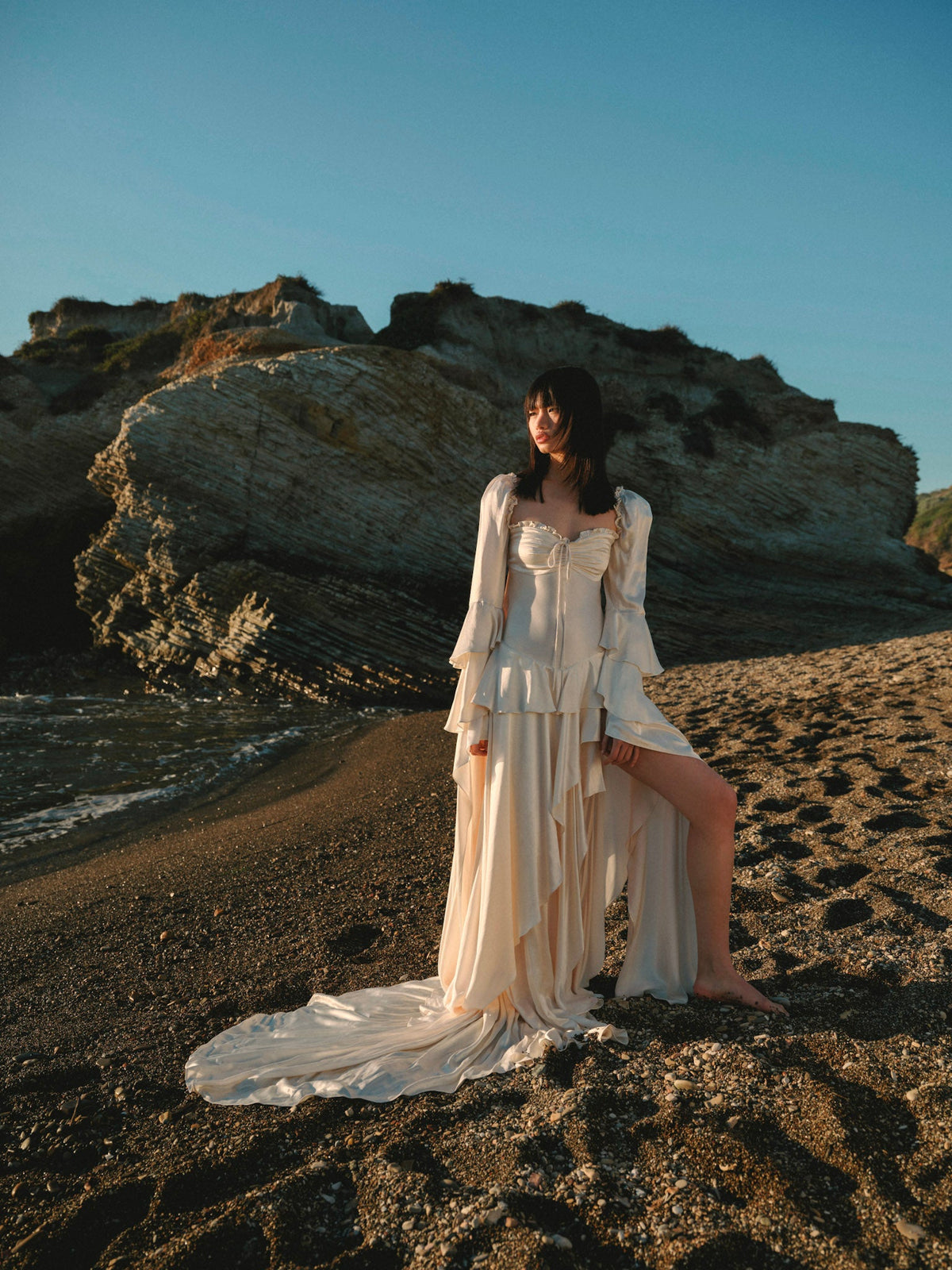 Zelia Maxi Dress Cream - For Love & Lemons
