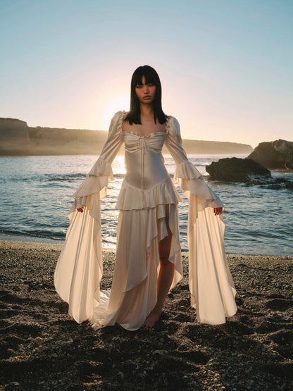 Zelia Maxi Dress Cream - For Love & Lemons