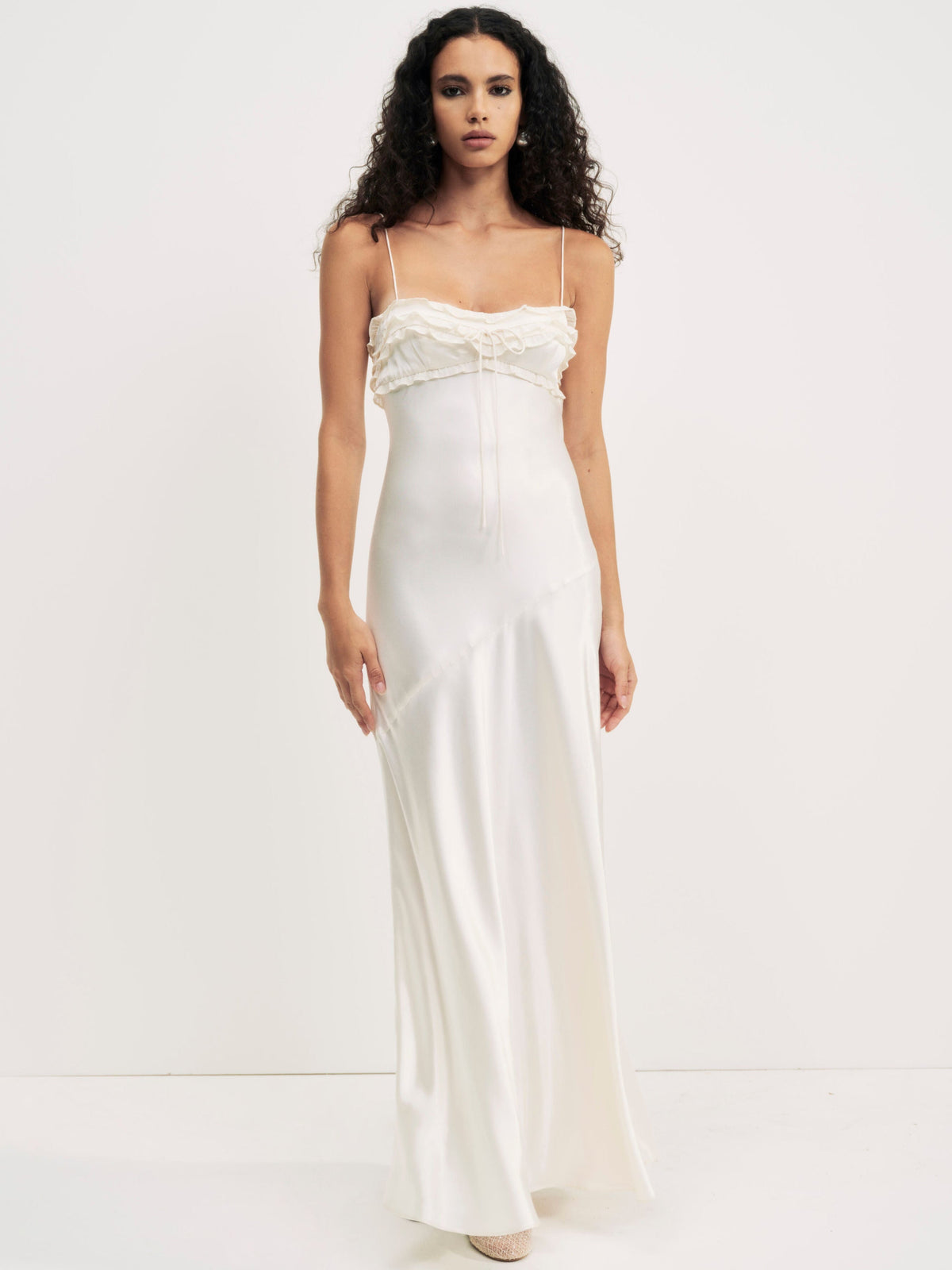 Natalie Maxi Dress Cream - For Love & Lemons
