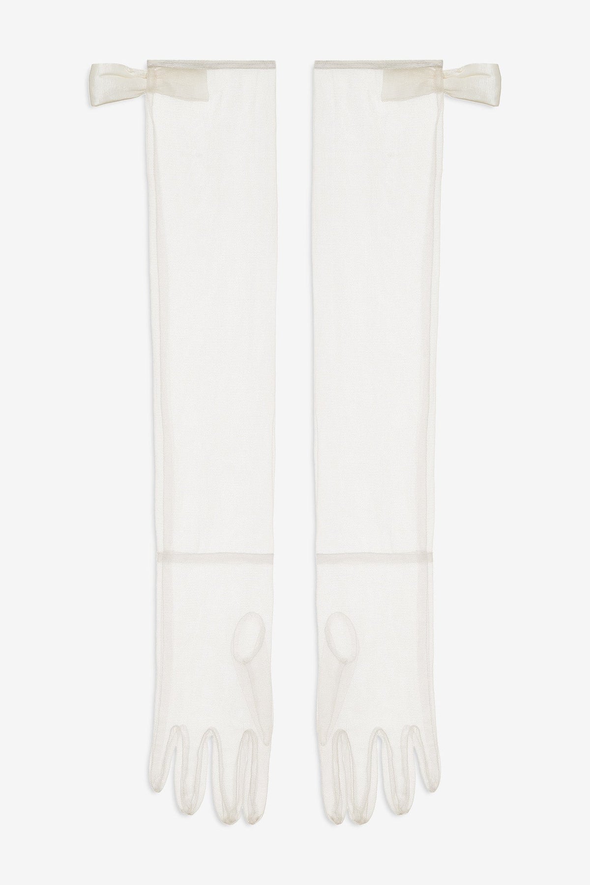 Pearly Bow Mini Dress White - For Love & Lemons