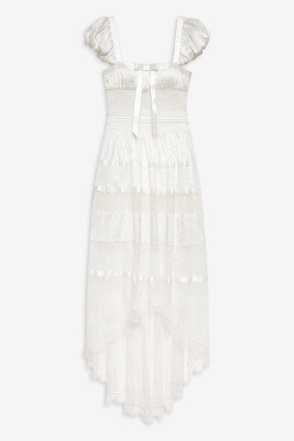 Annabelle Lace Gown Cream - For Love & Lemons