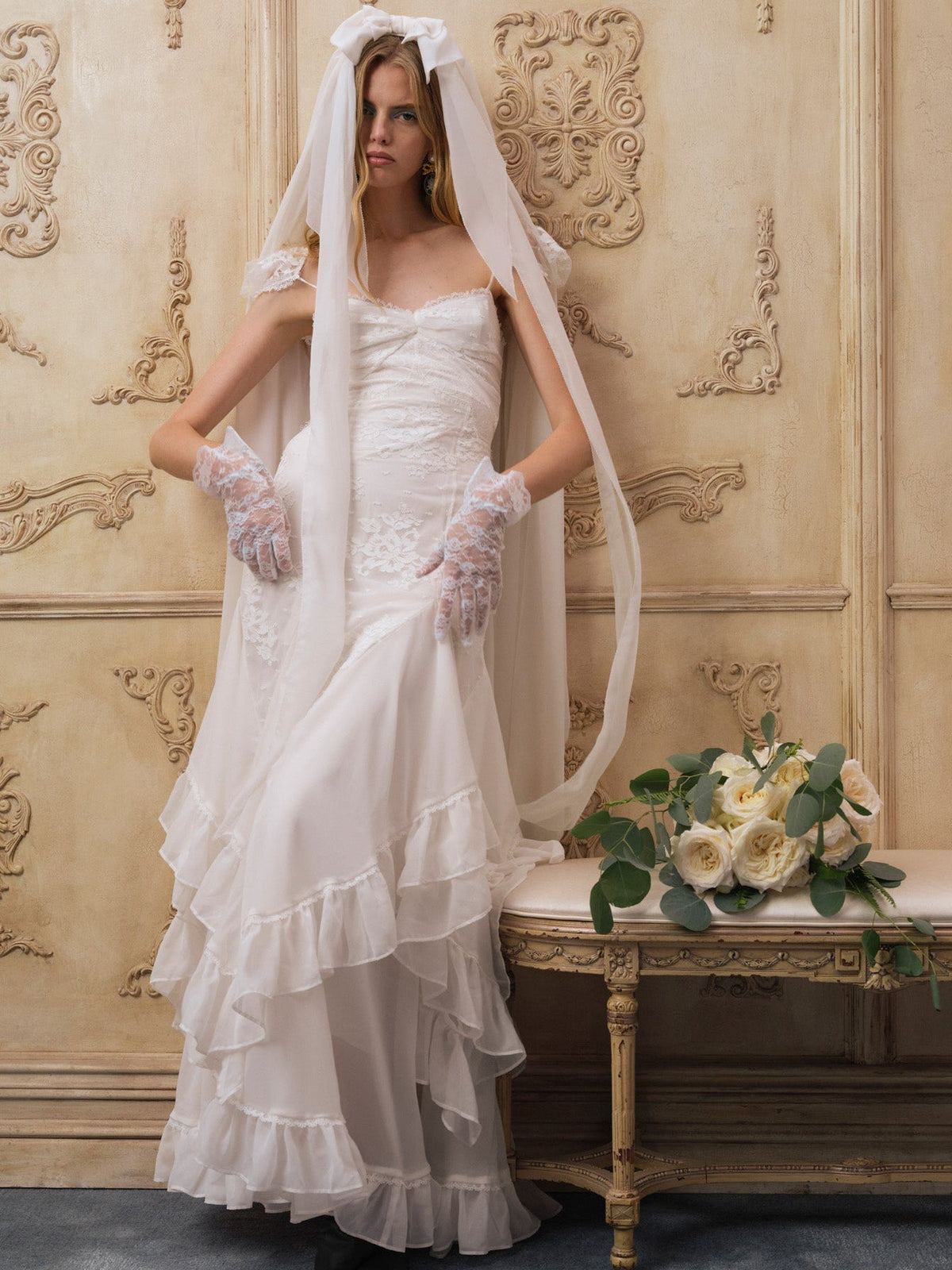 Kaia Gown White - For Love & Lemons