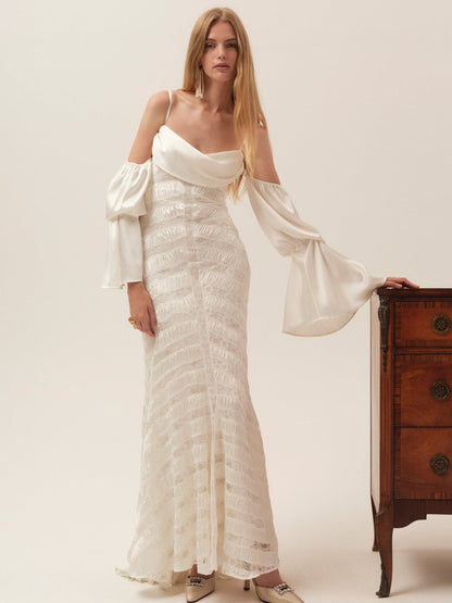 Giovanna Gown Cream - For Love & Lemons
