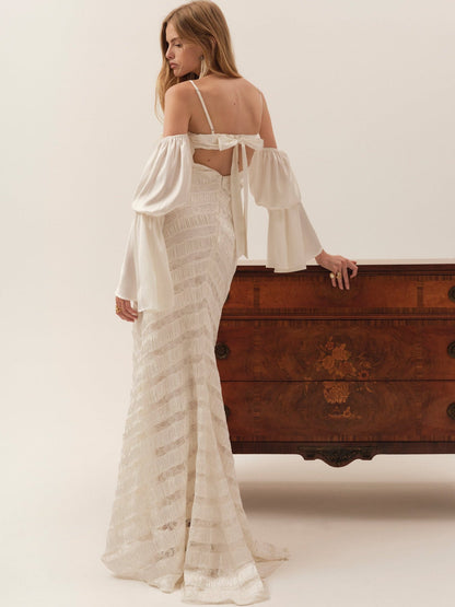 Giovanna Gown Cream - For Love & Lemons