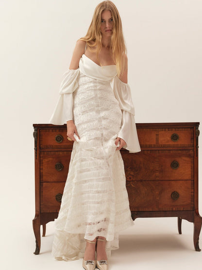 Giovanna Gown Cream - For Love & Lemons