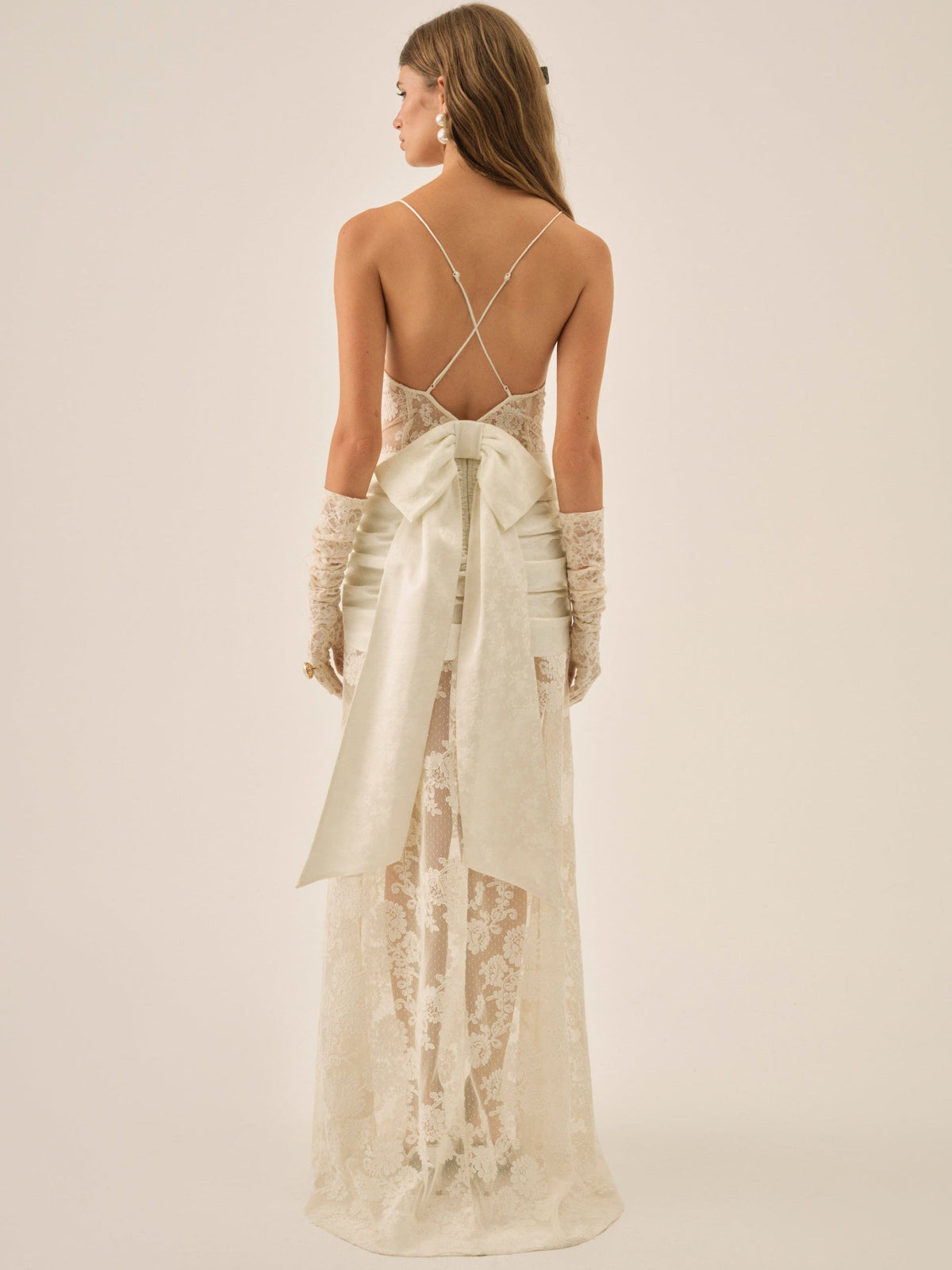 Daisy Lace Gown Cream - For Love & Lemons