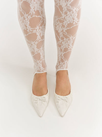 Colette Mule Heel Cream - For Love & Lemons