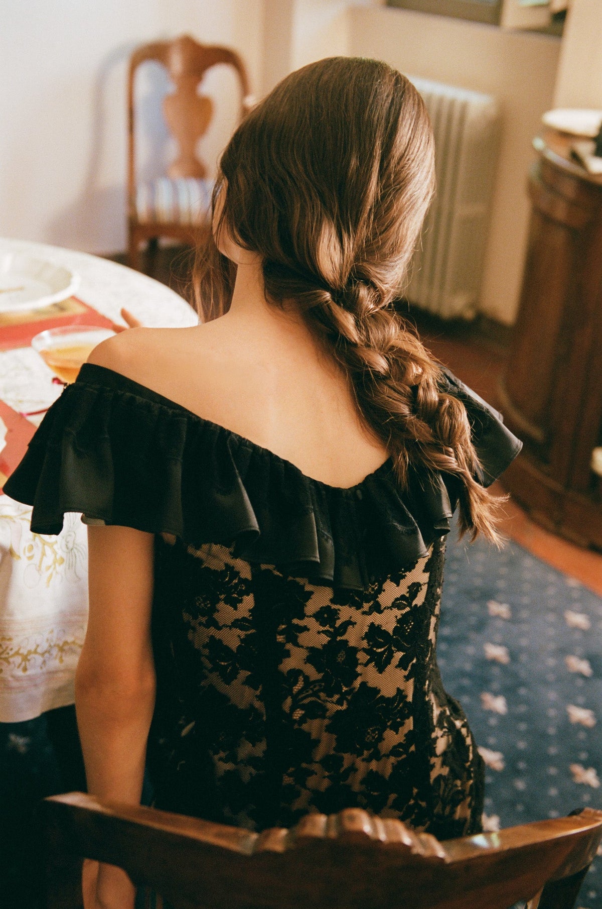 Isadore Midi Dress Black - For Love & Lemons