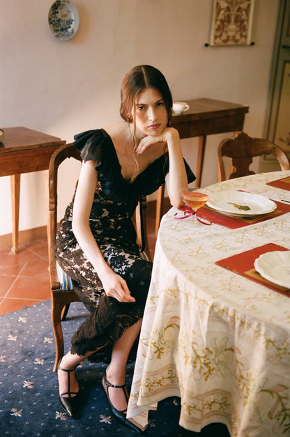 Isadore Midi Dress Black - For Love & Lemons