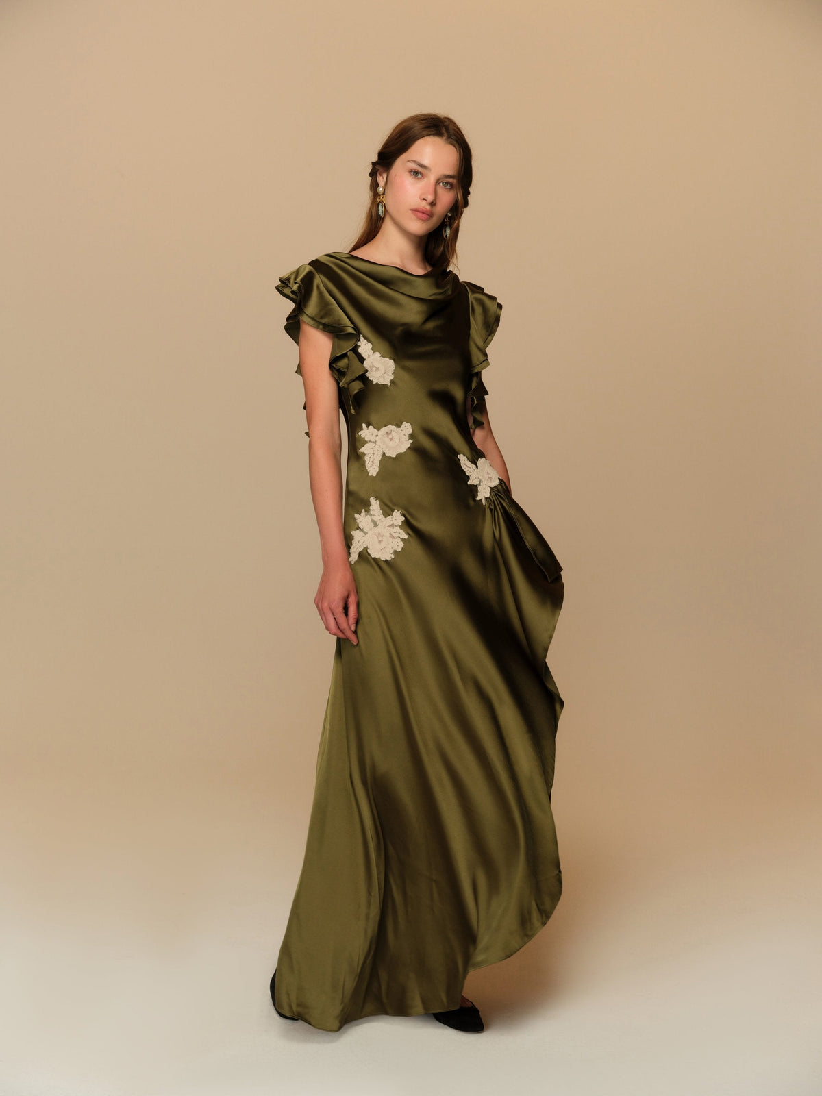 Lani Maxi Dress Green - For Love & Lemons