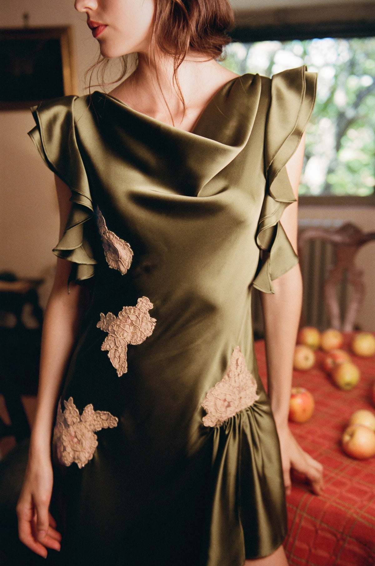 Lani Maxi Dress Green - For Love & Lemons
