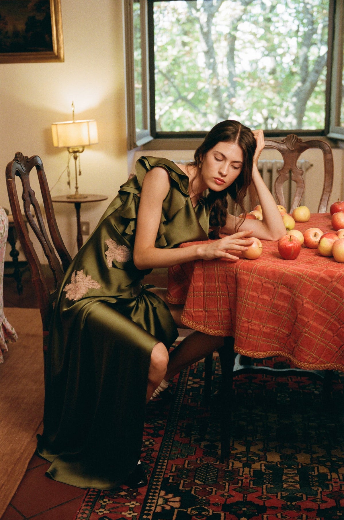 Lani Maxi Dress Green - For Love & Lemons