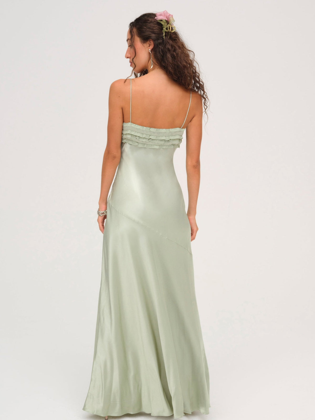 Natalie Maxi Dress Desert Sage - For Love & Lemons
