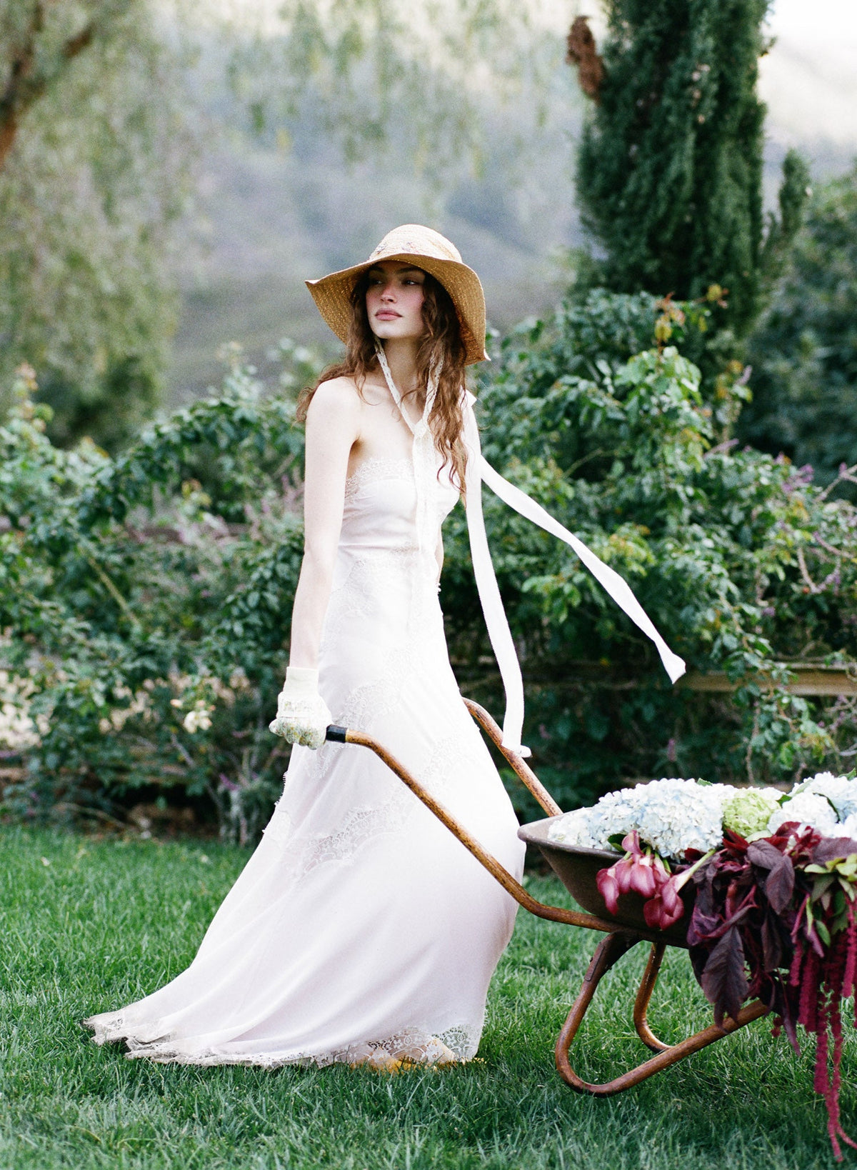 Marcella Gown Pink - For Love & Lemons