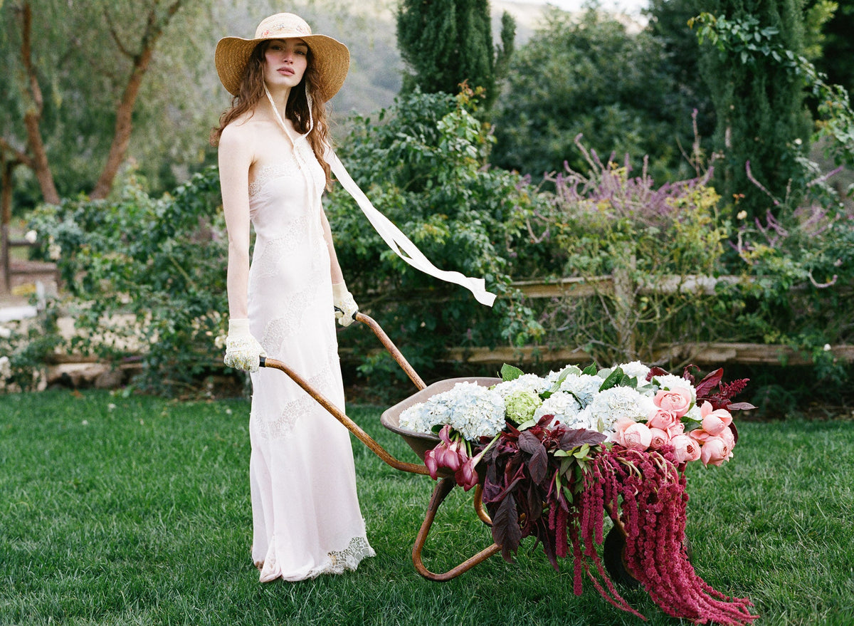 Marcella Gown Pink - For Love & Lemons