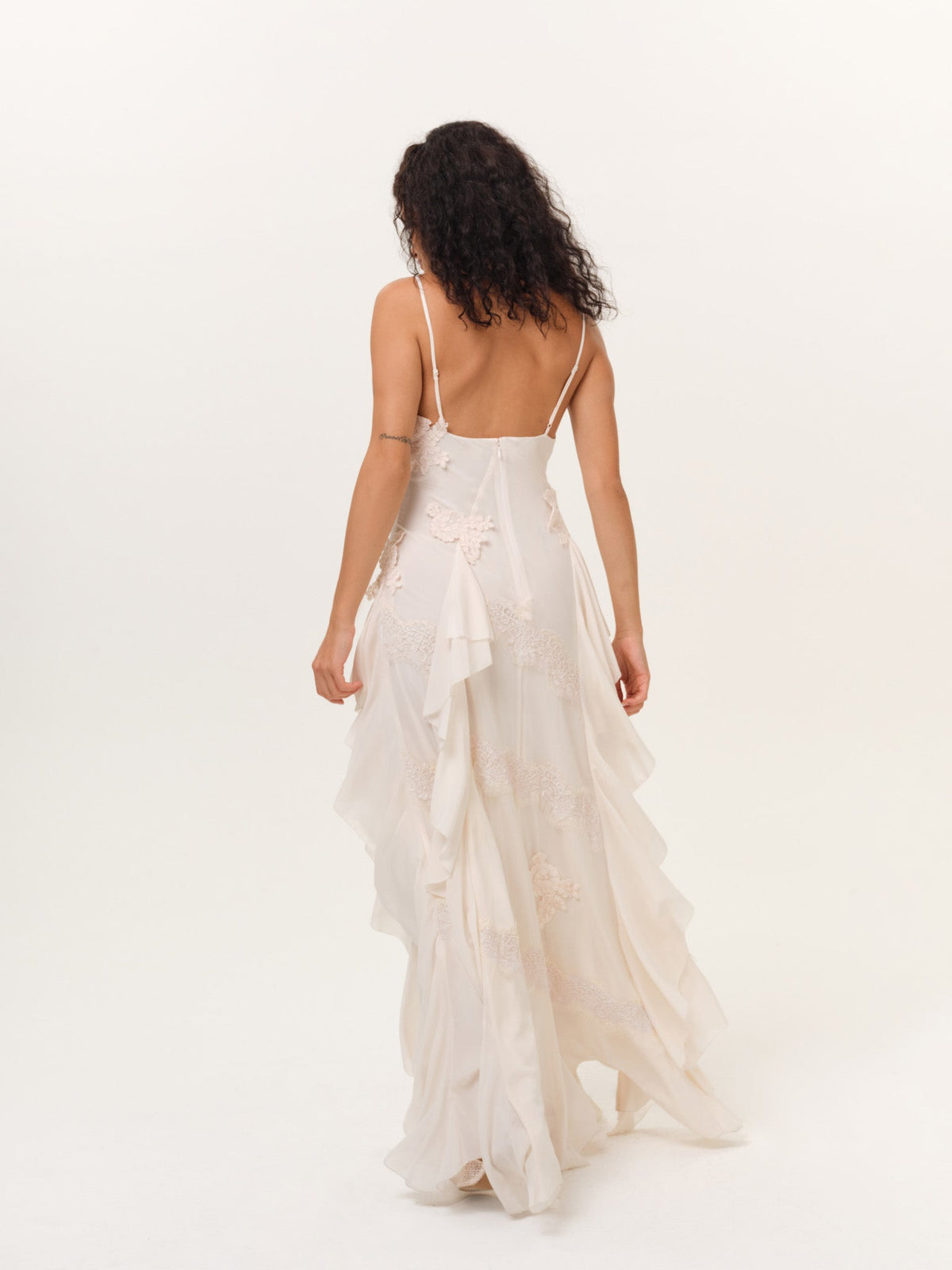 Cherie Maxi Dress Cream Pink - For Love & Lemons