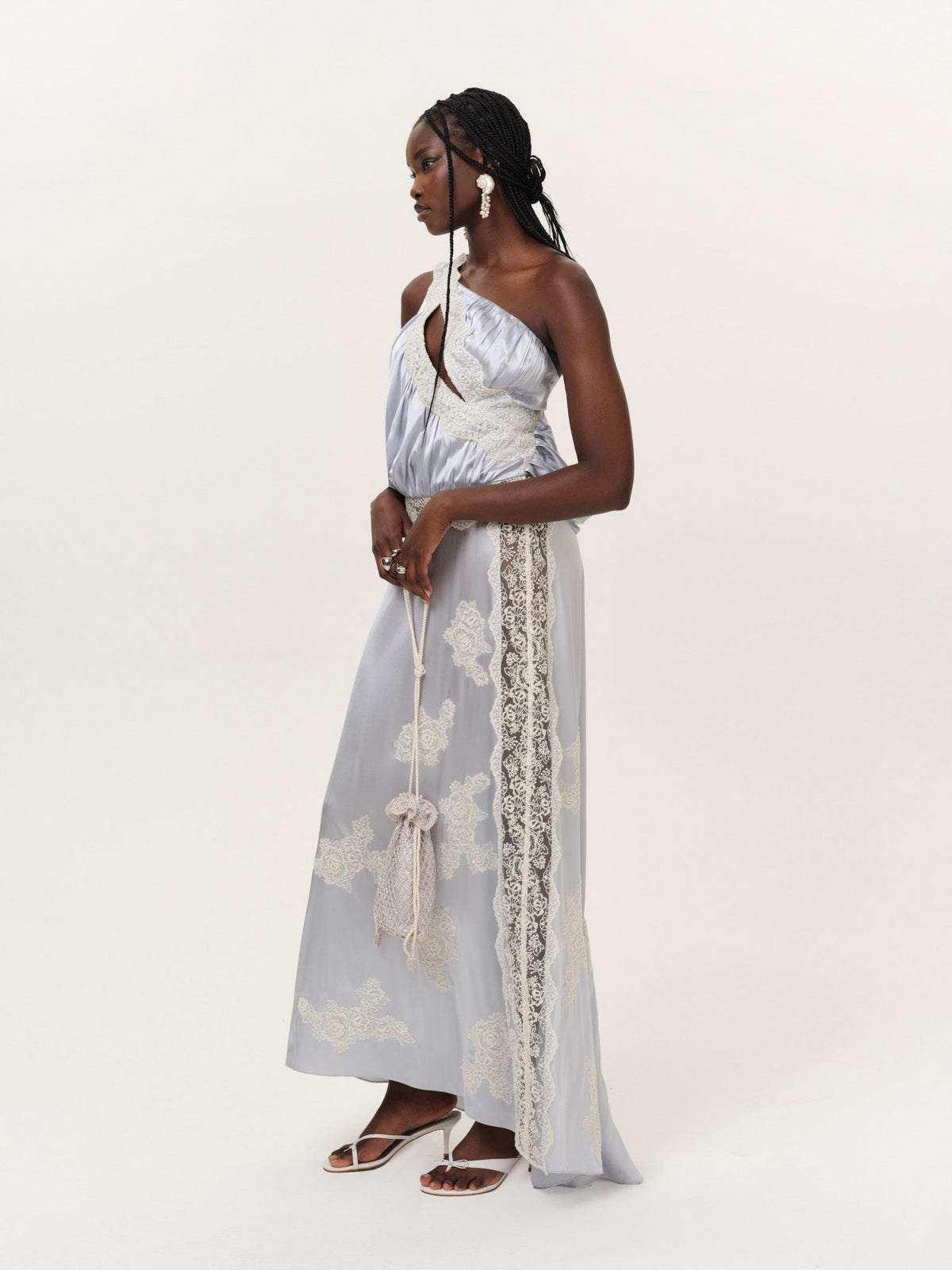 Serita Maxi Dress Baby Blue - For Love & Lemons