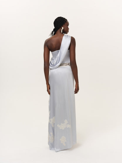 Serita Maxi Dress Baby Blue - For Love & Lemons