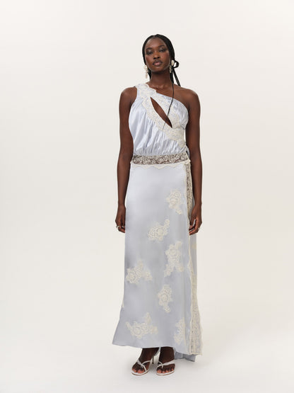 Serita Maxi Dress Baby Blue - For Love & Lemons
