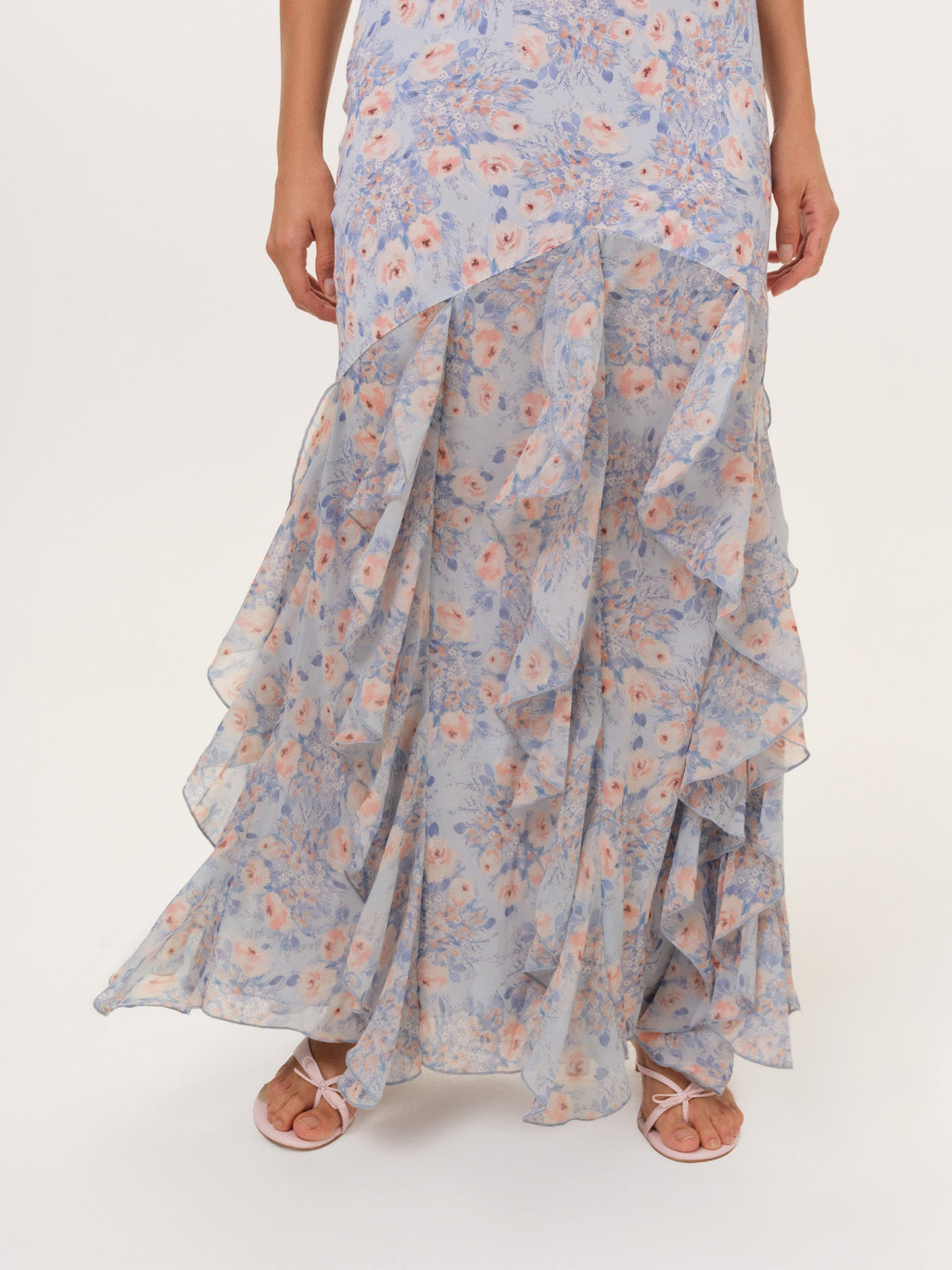 Elea Maxi Dress Blue - For Love & Lemons