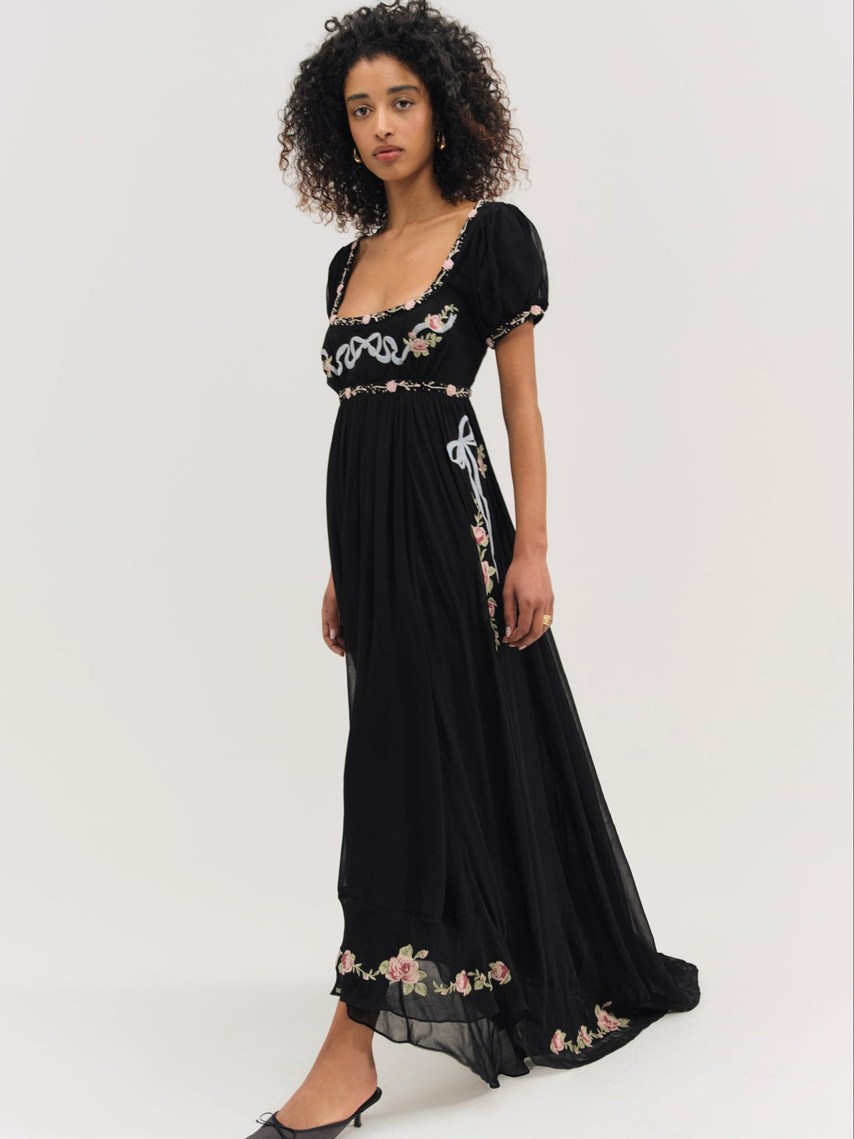 Rosemarie Maxi Dress Black - For Love & Lemons