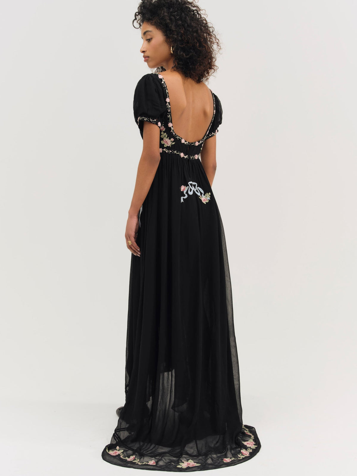 Rosemarie Maxi Dress Black - For Love & Lemons