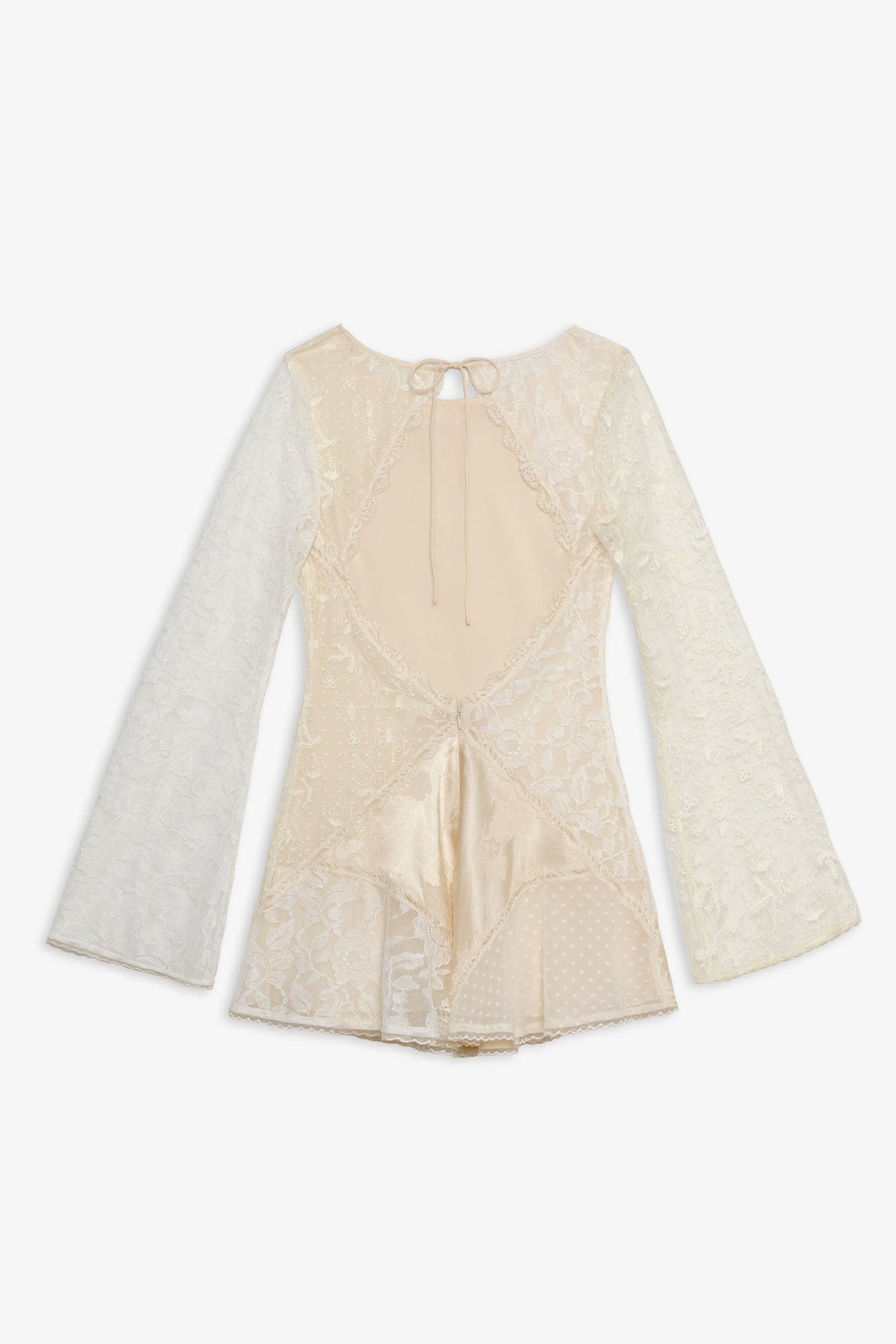 Bellamy Mini Dress Cream - For Love & Lemons