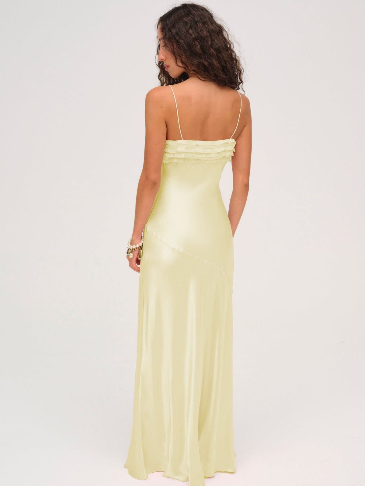 Natalie Maxi Dress Yellow - For Love & Lemons
