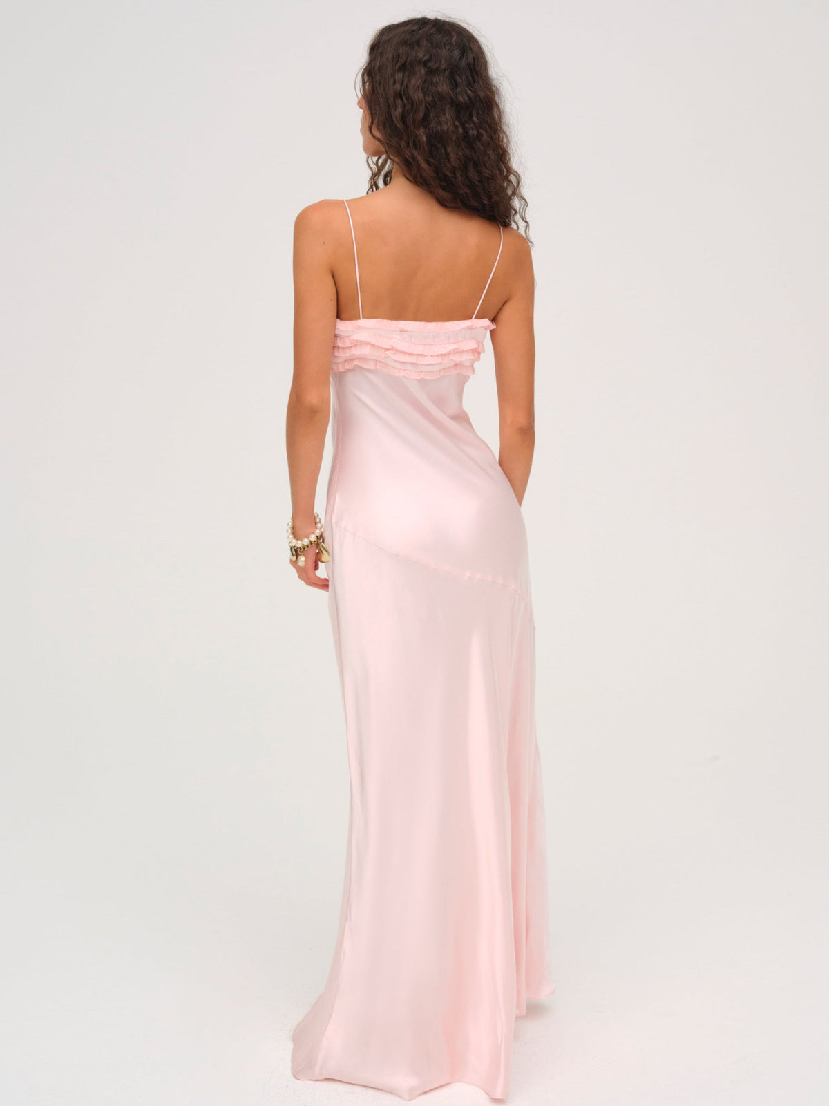 Natalie Maxi Dress Baby Pink - For Love & Lemons
