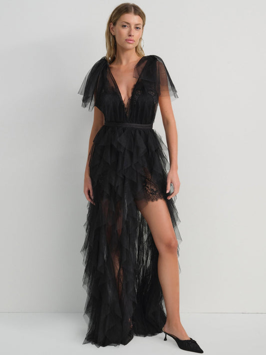 Maxine Gown Black - For Love & Lemons