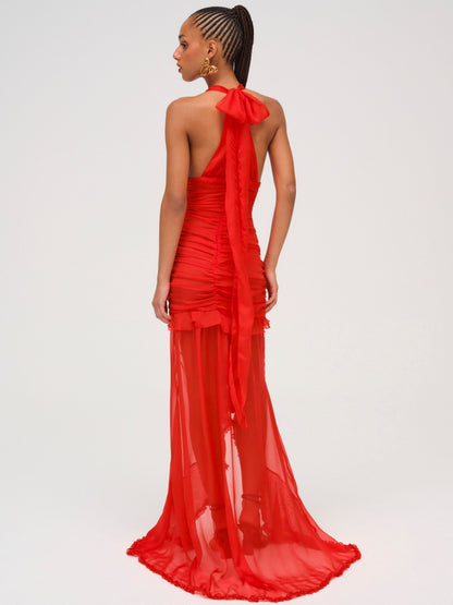 Kayta Gown Red - For Love & Lemons