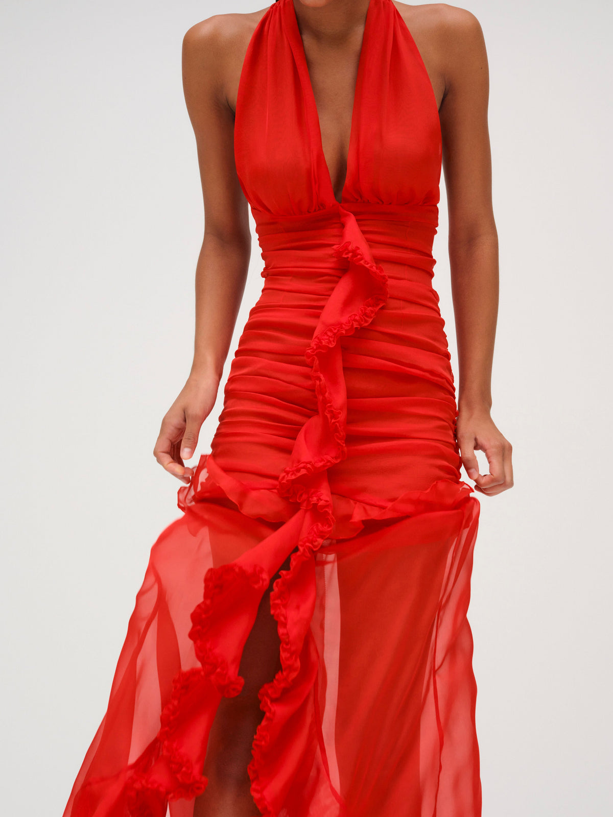 Kayta Gown Red - For Love & Lemons