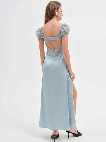 Casey Maxi Dress Blue - For Love & Lemons