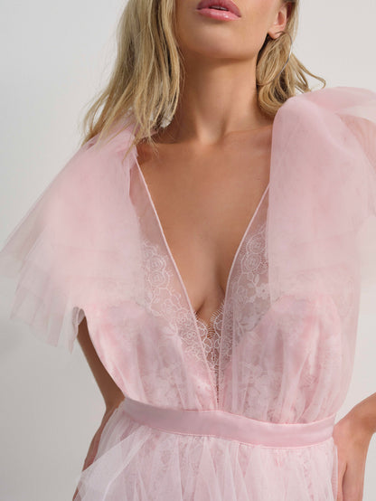 Maxine Gown Pink - For Love & Lemons