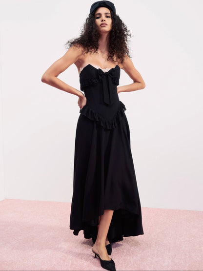 Harmony Maxi Dress Black - For Love & Lemons