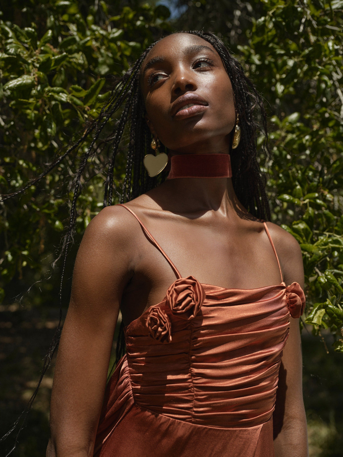 Winona Bridesmaid Gown Orange - For Love & Lemons