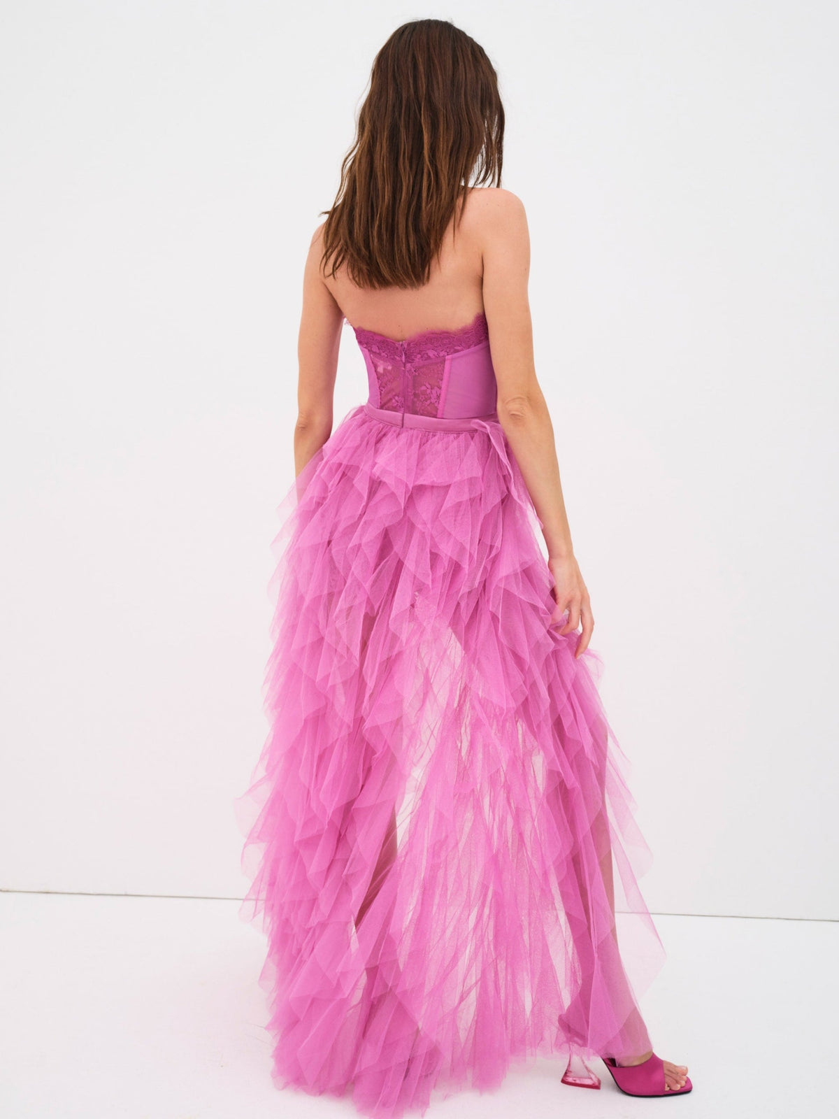 Bustier Gown Pink - For Love & Lemons