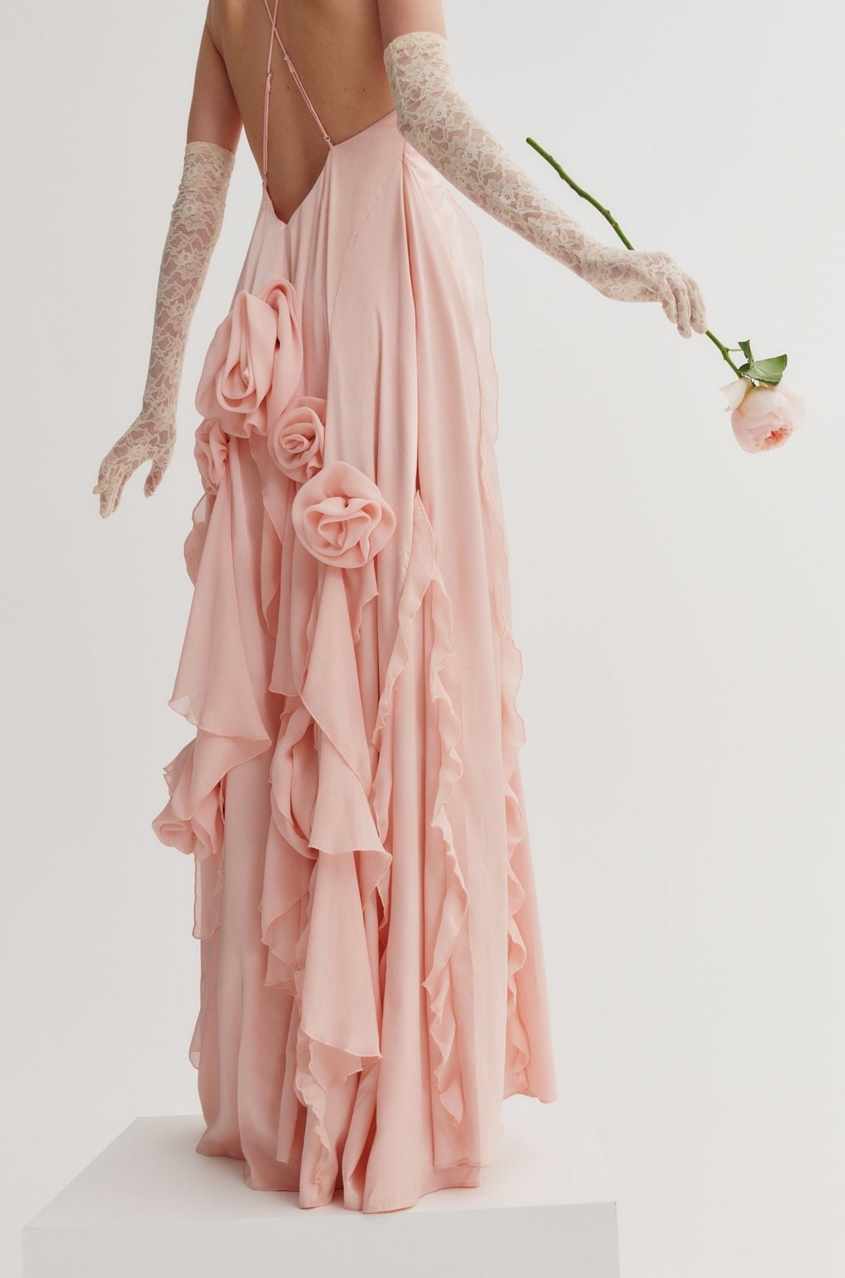 Leonie Gown Pink - For Love & Lemons